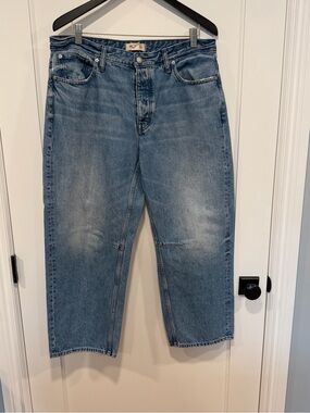 Madewell The Darted Barrel-Leg Crop Jeans